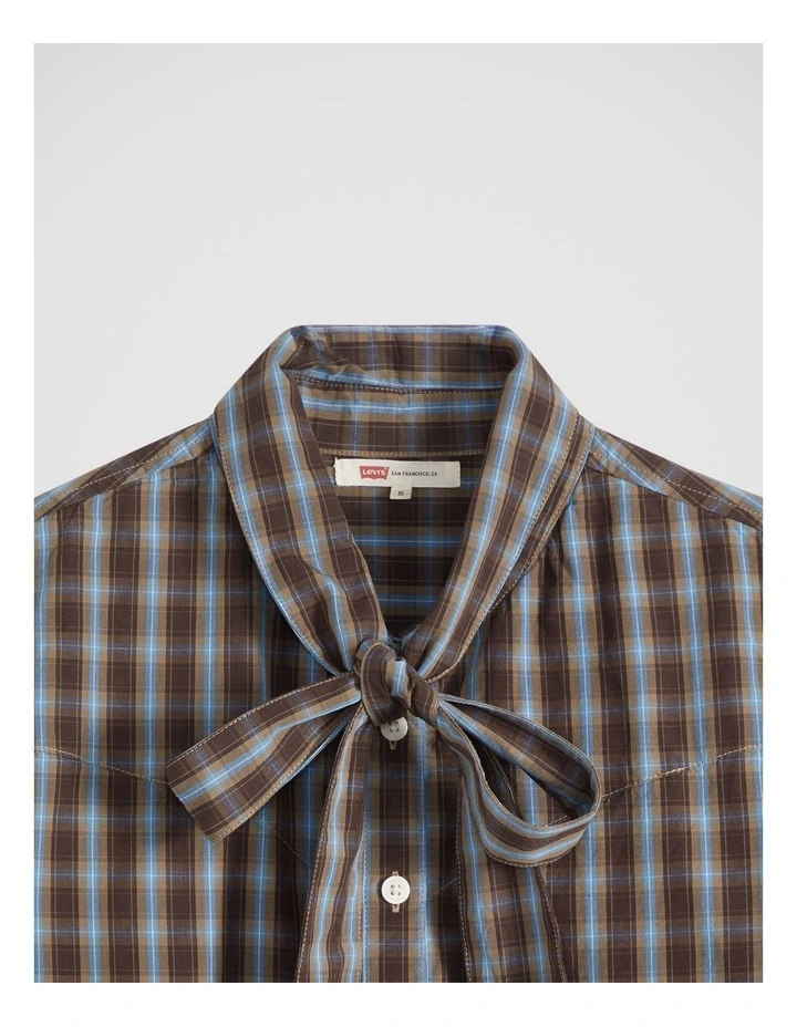 Judice Western Shirt in Adelaide Plaid Fallen Rock Poplin image 4