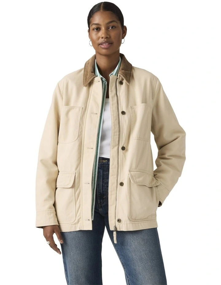 Bree Barn Jacket in Oyster Gray image 1