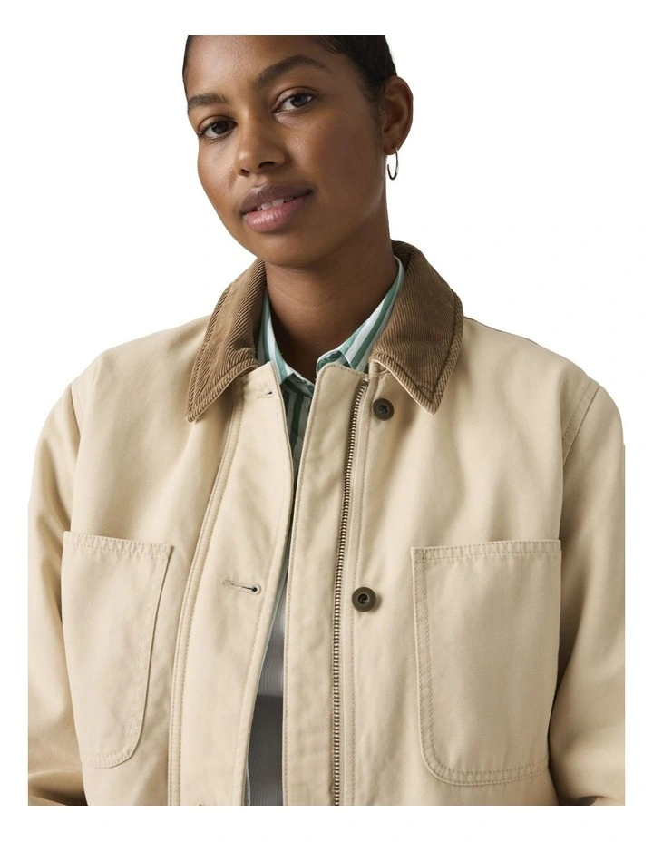 Bree Barn Jacket in Oyster Gray image 3