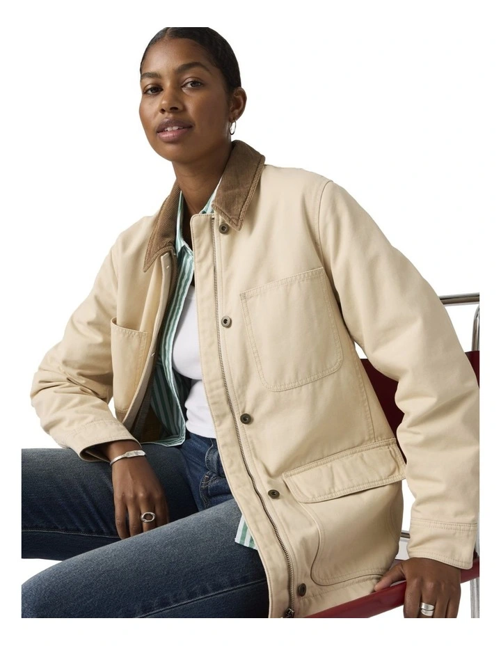 Bree Barn Jacket in Oyster Gray image 4
