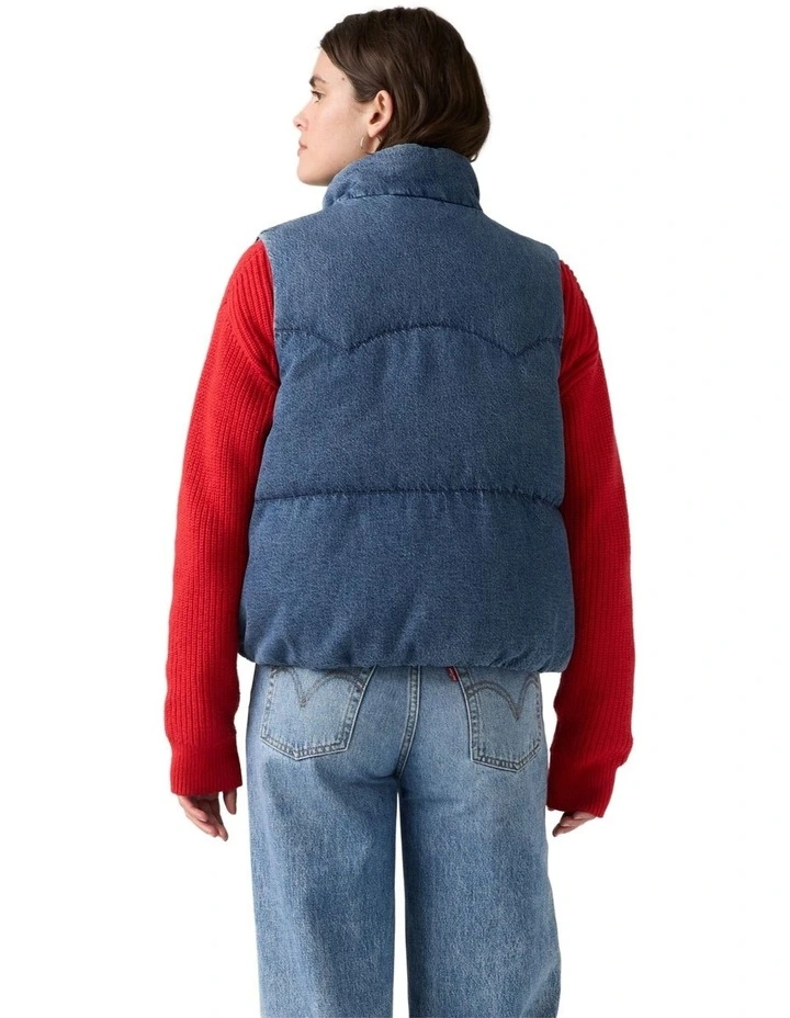 Western Puffed Waistcoat in City Worn image 2