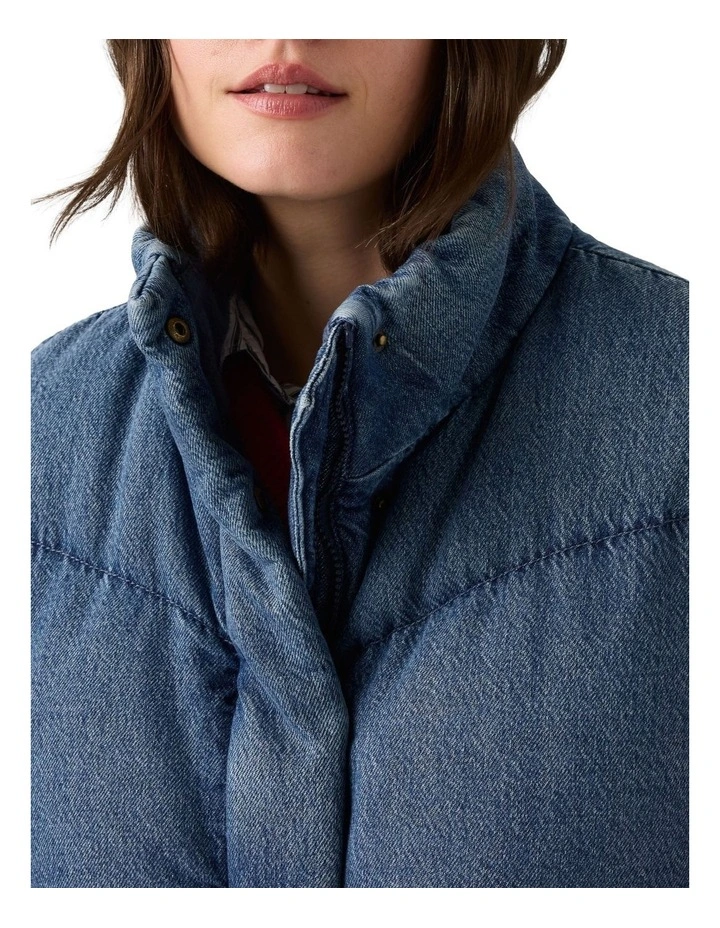 Western Puffed Waistcoat in City Worn image 3