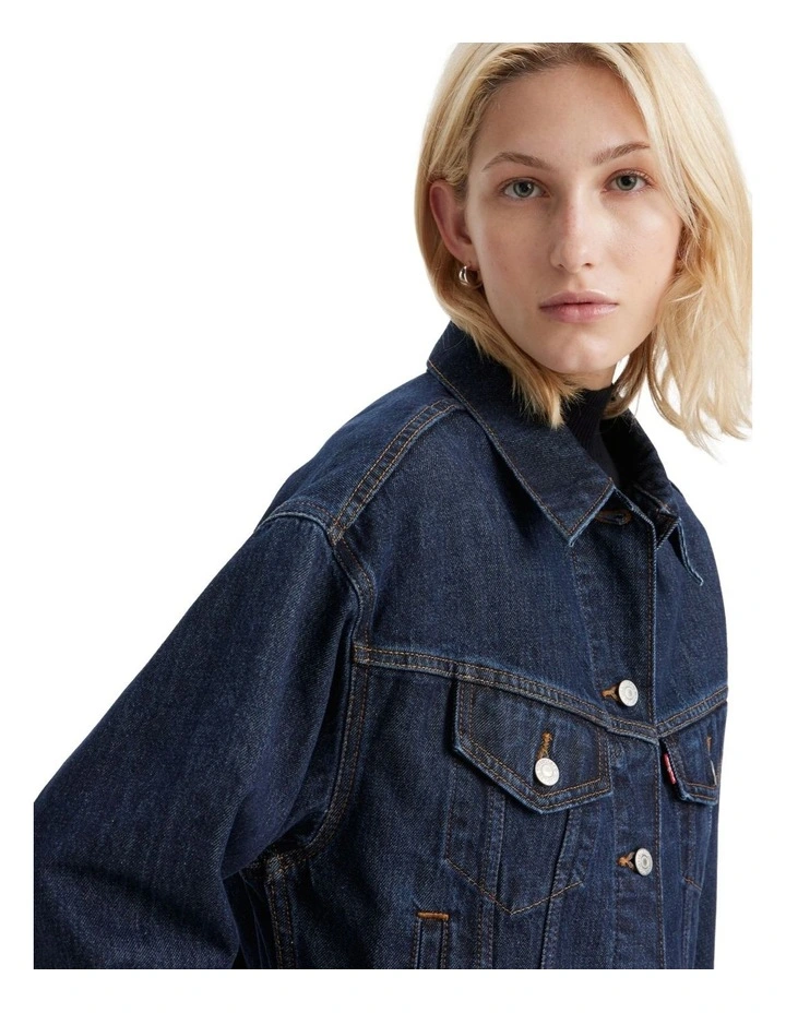 Shrunken '90s Trucker Jacket in Remember Together image 3