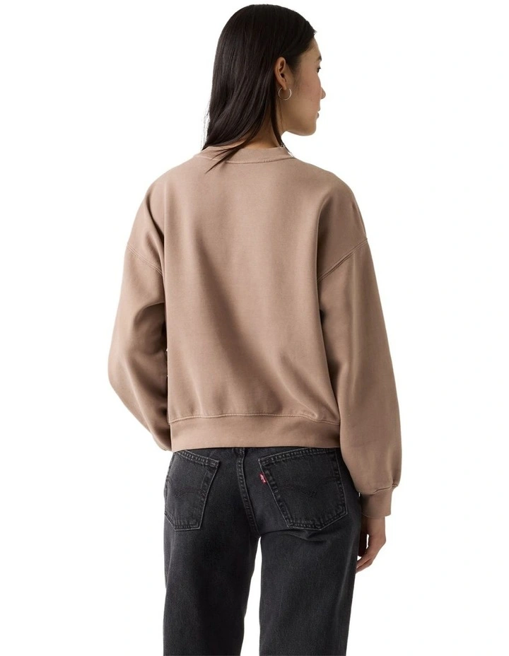 Vintage Boxy Sweatshirt in Pine Bark image 2