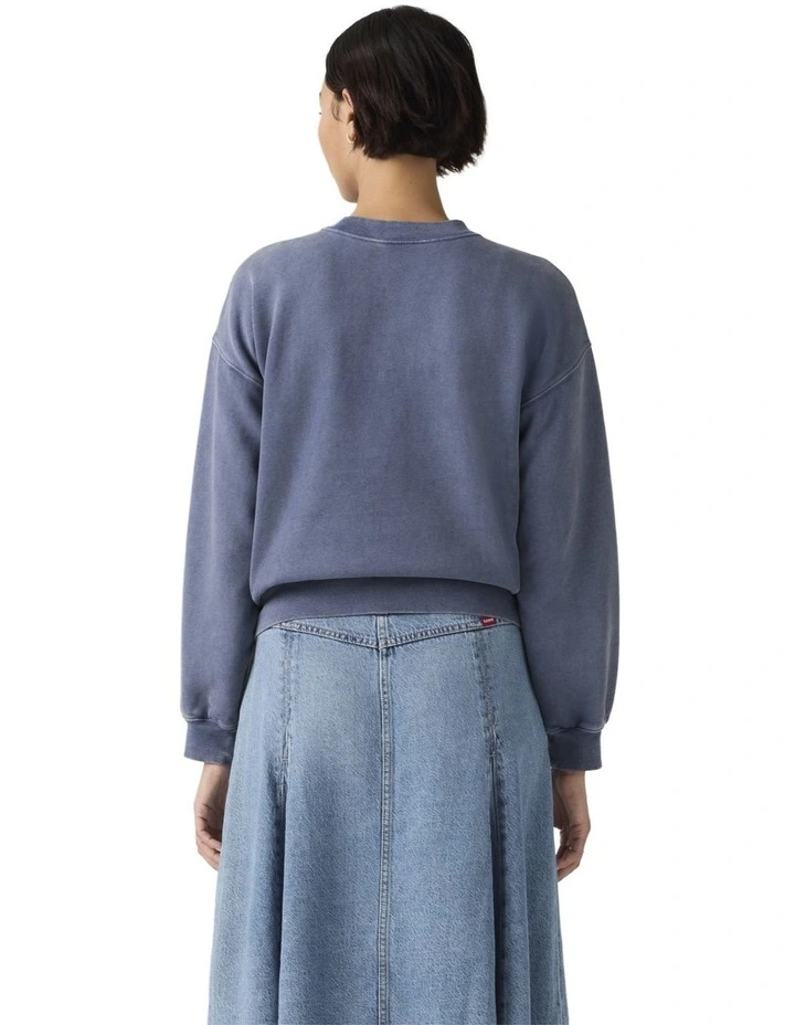 Vintage Boxy Sweatshirt in Sunshine Blue image 2