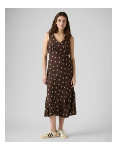 Brita Slip Dress in Runa Floral Java