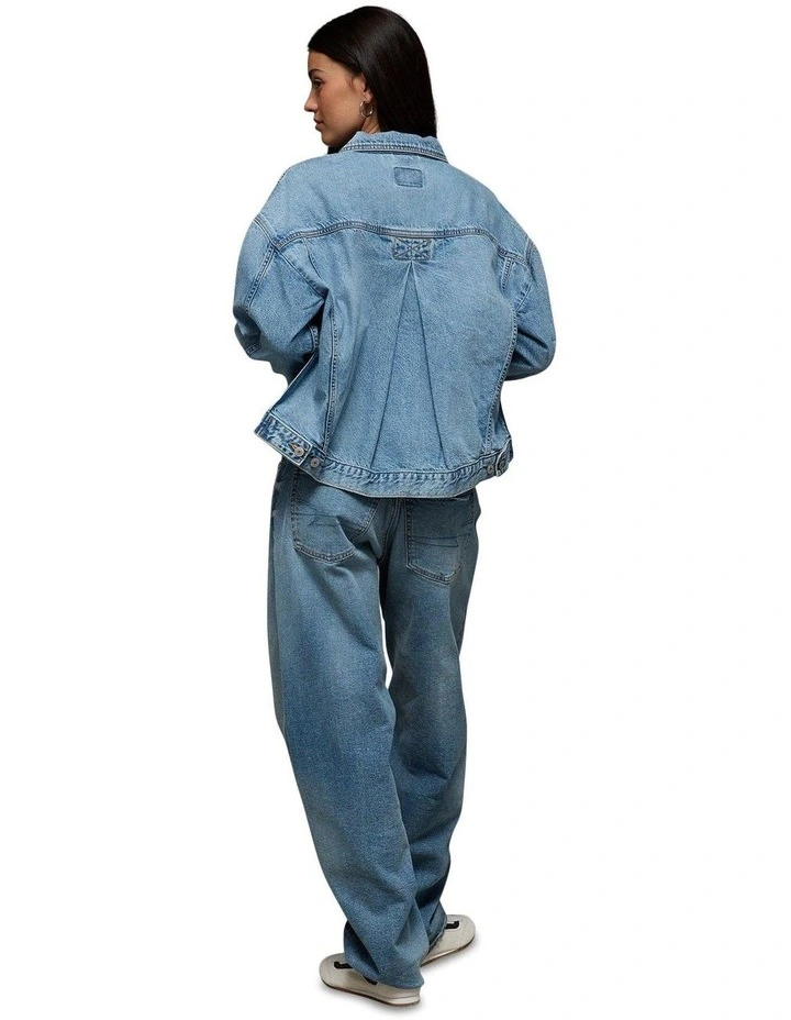 Denim Jacket in Light Wash image 2