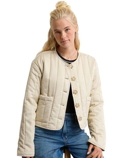 Quilted Jacket in Cream