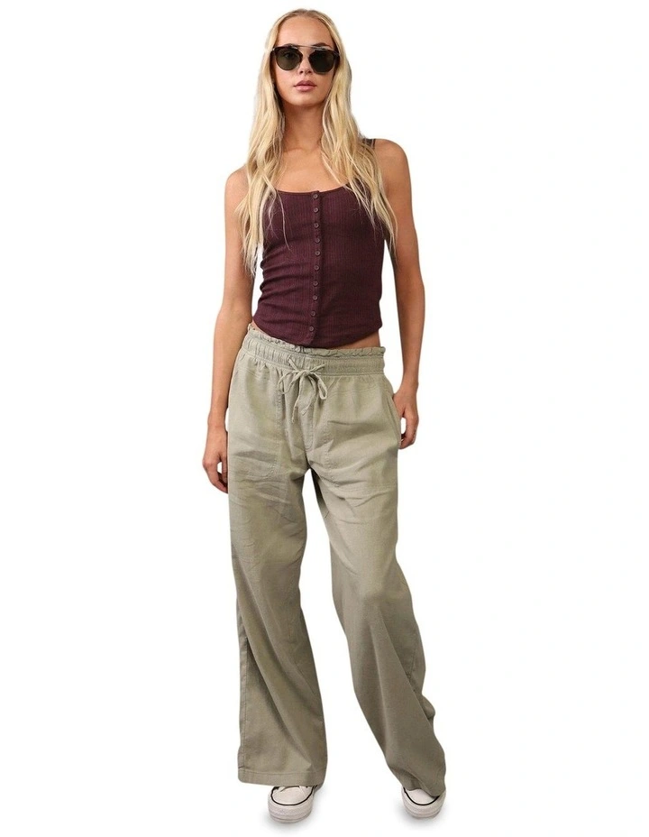 Pointelle Tank Top in Moonlight image 1