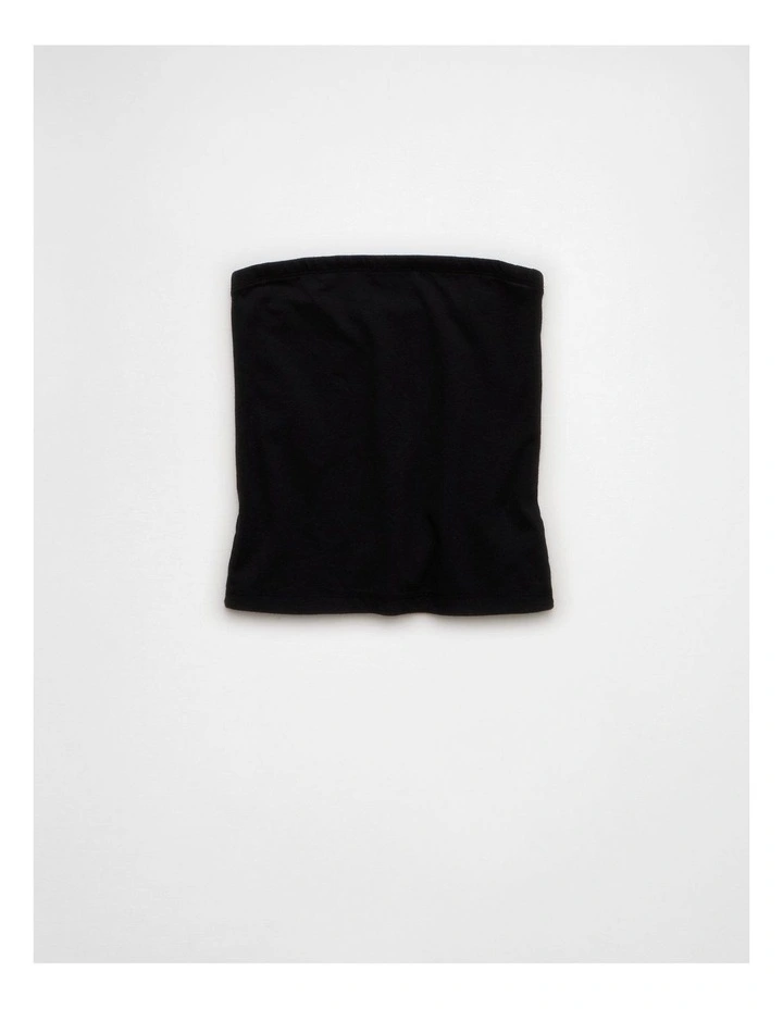 Double Take Tube Top in True Black image 3