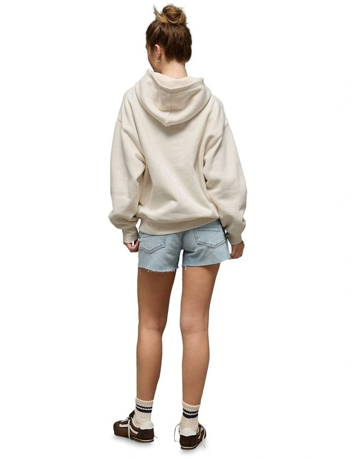 Everyday Luxe Graphic Hoodie in Chalk image 2