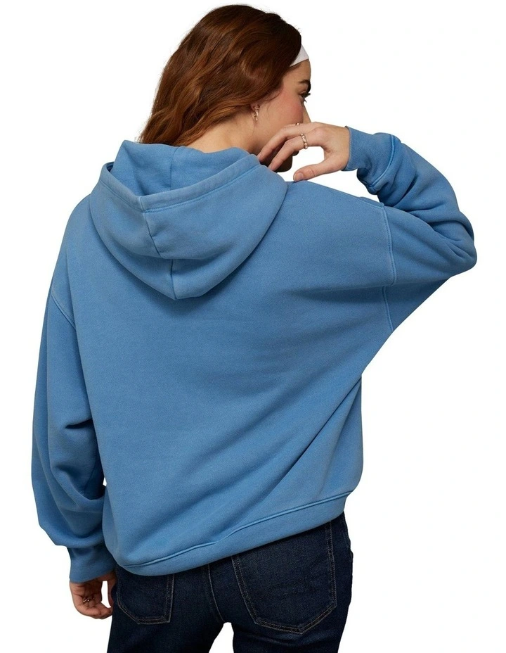 Everyday Luxe Graphic Hoodie in Powder Blue image 2