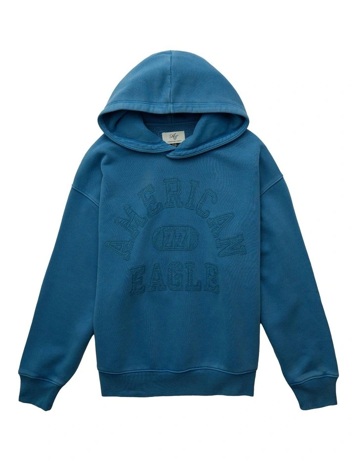 Everyday Luxe Graphic Hoodie in Powder Blue image 3