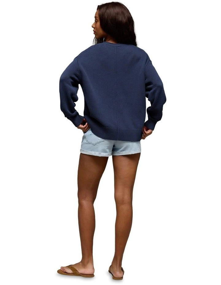 Big Hug Oversized Sweater in Midnight Blue image 2