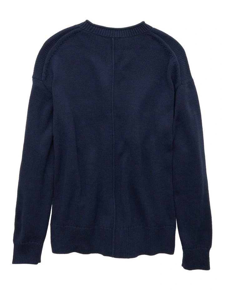 Big Hug Oversized Sweater in Midnight Blue image 4
