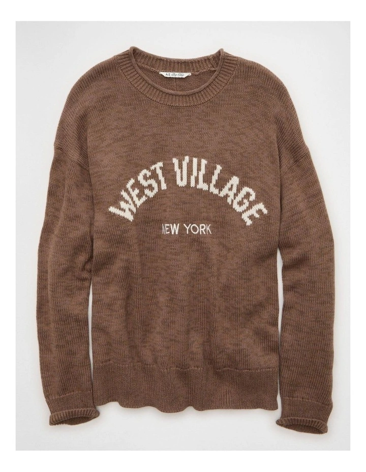 Big Hug Oversized Sweater in Cream image 3