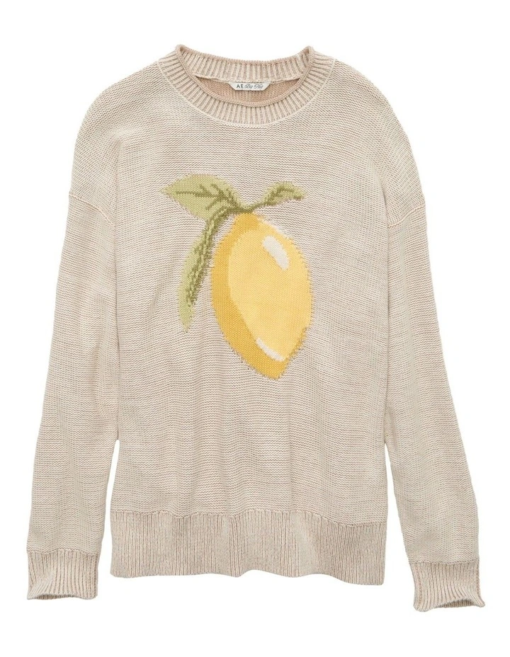 Big Hug Oversized Sweater in Cream image 3