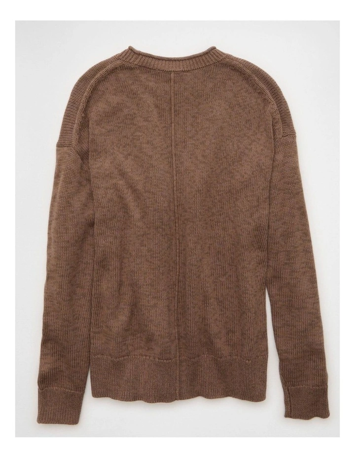 Big Hug Oversized Sweater in Cream image 4