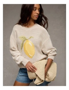 Big Hug Oversized Sweater in Brown
