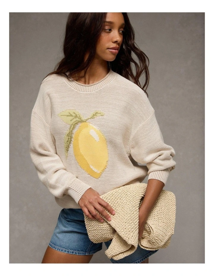 Big Hug Oversized Sweater in Brown image 1
