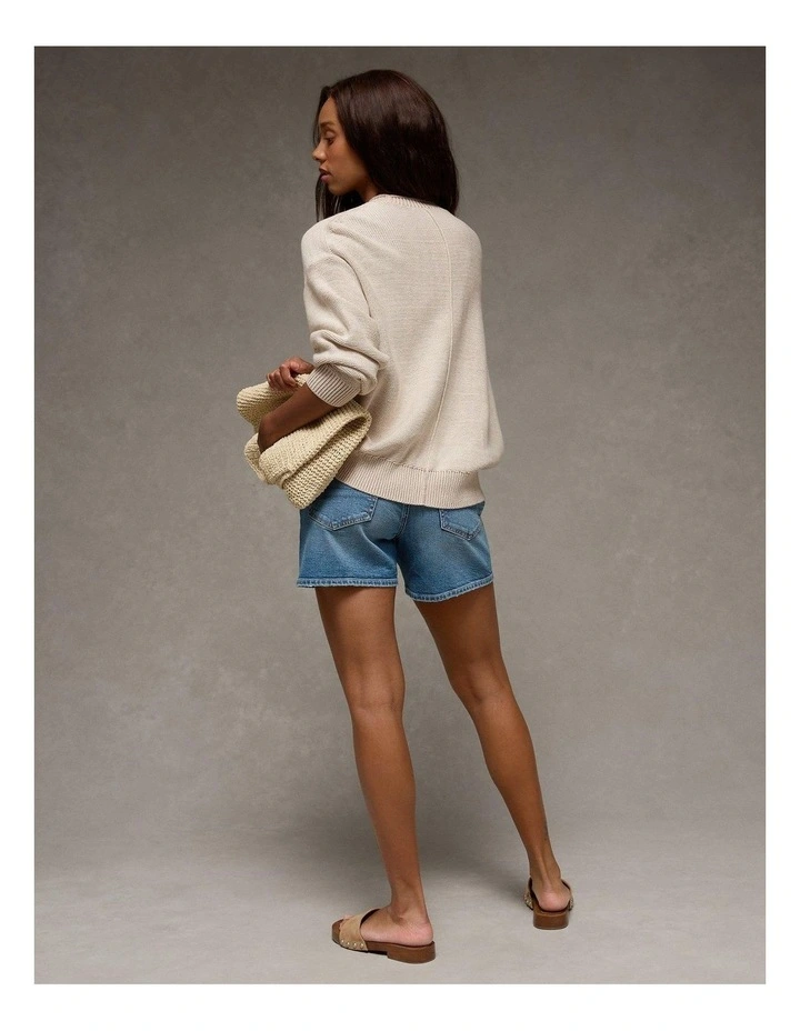 Big Hug Oversized Sweater in Brown image 2