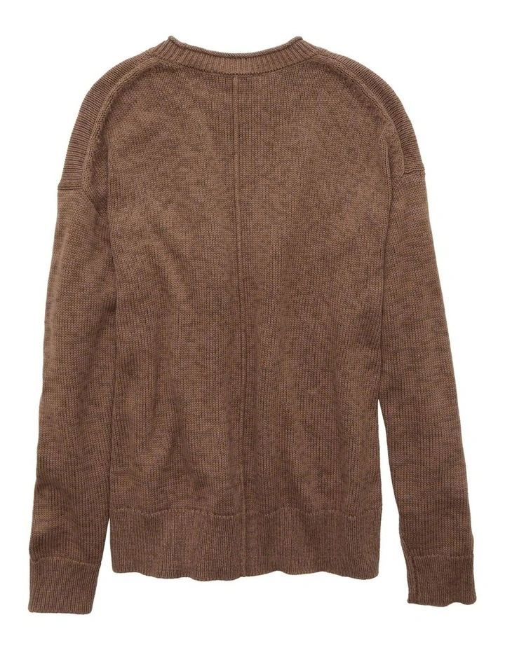 Big Hug Oversized Sweater in Brown image 4