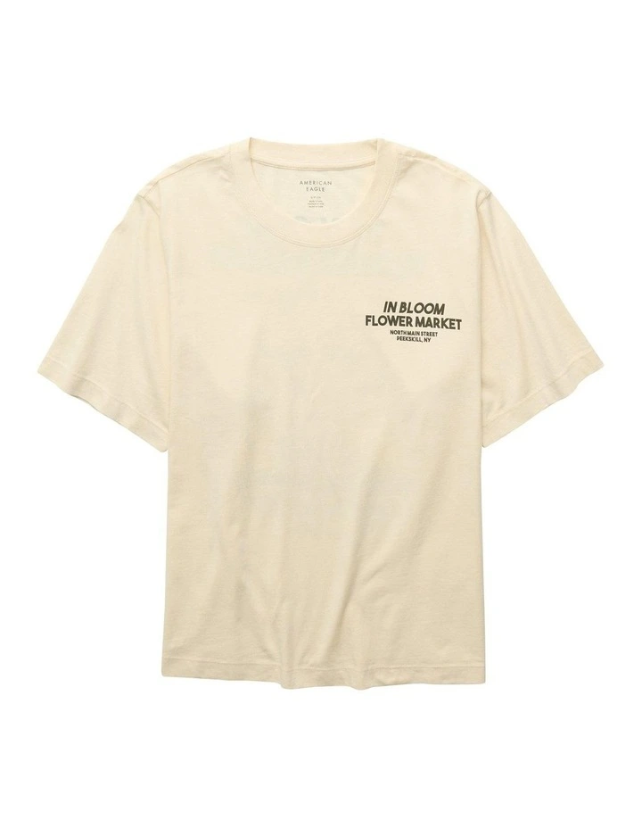 Stella Graphic T-shirt in Cream image 3