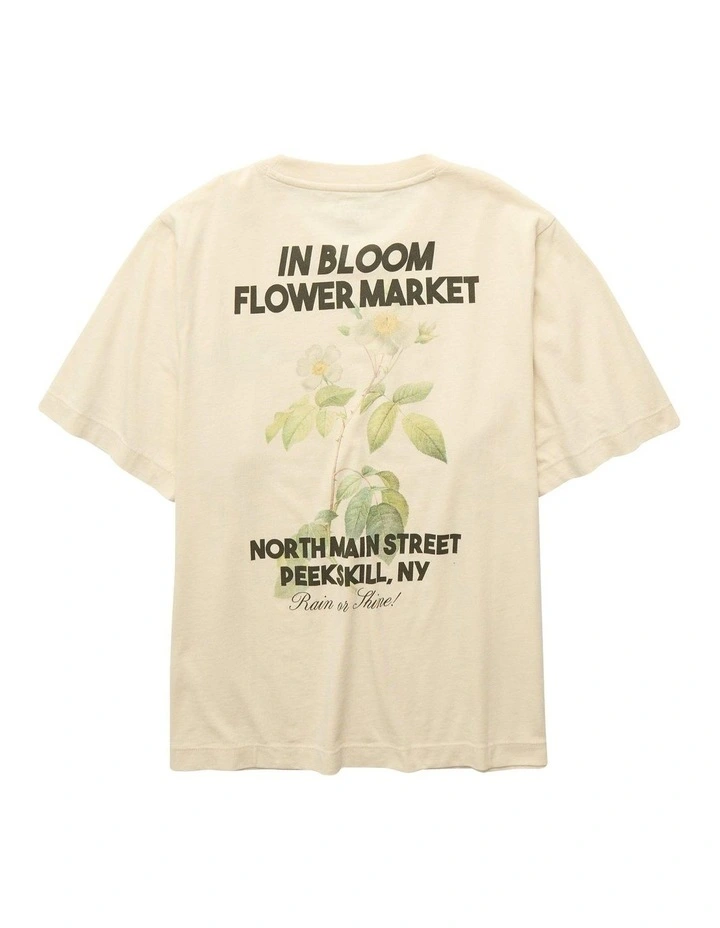 Stella Graphic T-shirt in Cream image 4