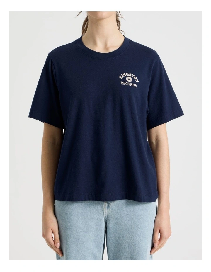 Stella Graphic T-Shirt in Navy image 1
