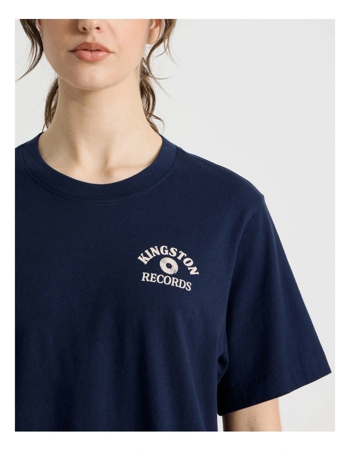 Stella Graphic T-Shirt in Navy image 2