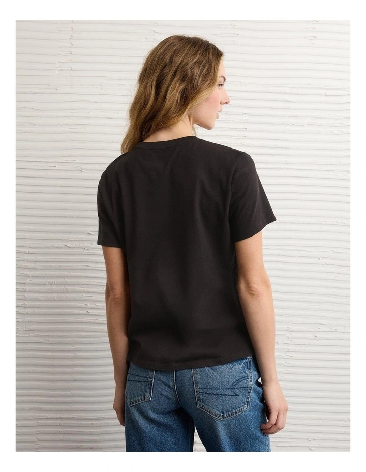 Everyday Graphic T-Shirt in Faded Black image 2