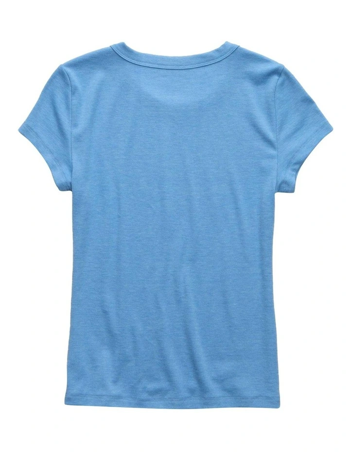 Hey Tee in Blue image 4