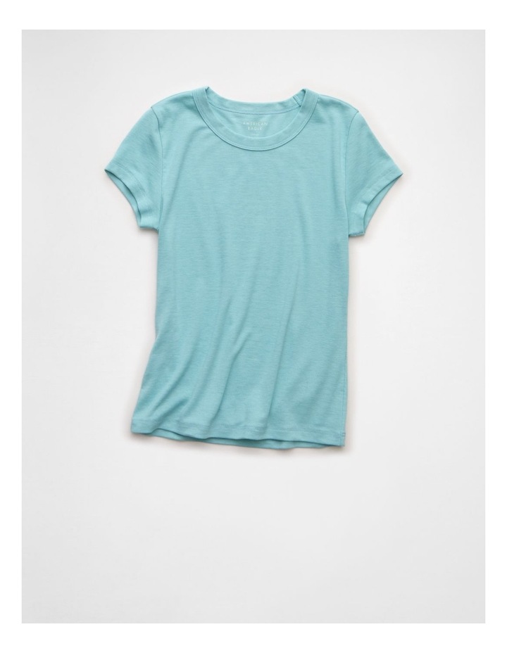 Hey Baby Tee in Rustic Blue image 5