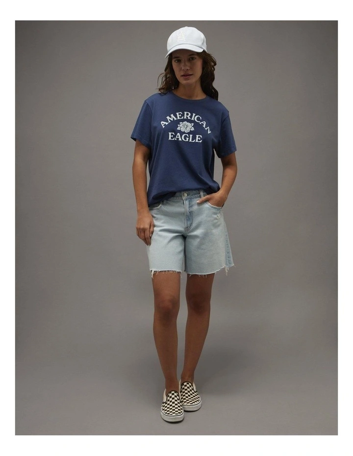 Everyday Luxe T-Shirt in Deep Sea Blue image 1