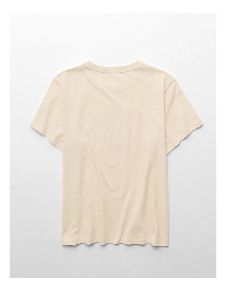 Everyday Luxe T-Shirt in Coconut image 4