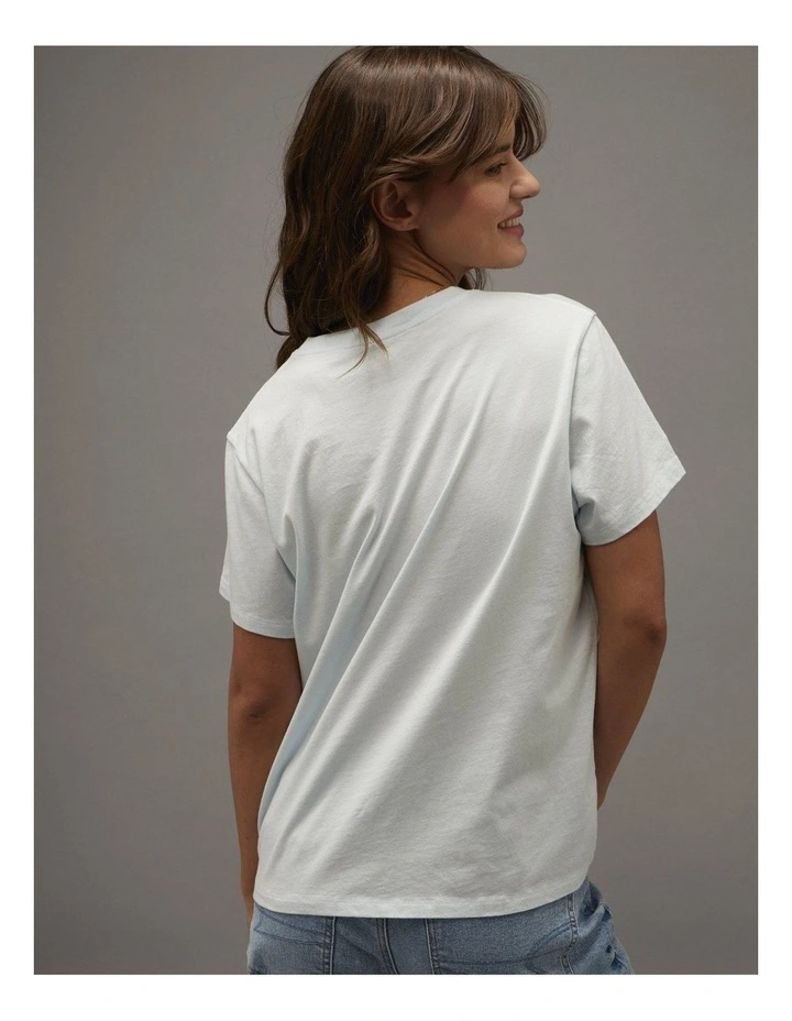 Everyday Luxe T-Shirt in Turquoise image 2