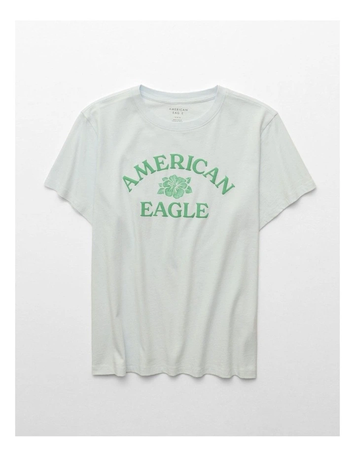 Everyday Luxe T-Shirt in Turquoise image 3