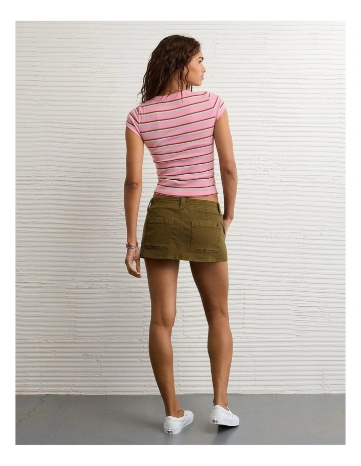Hey Baby Tee in Dusty Pink image 2