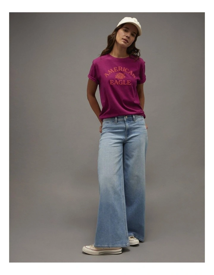 Everyday Luxe T-Shirt in Plum image 1