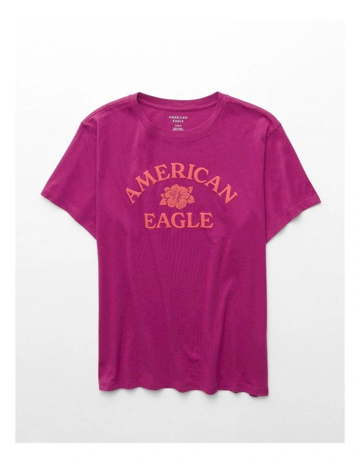 Everyday Luxe T-Shirt in Plum image 3