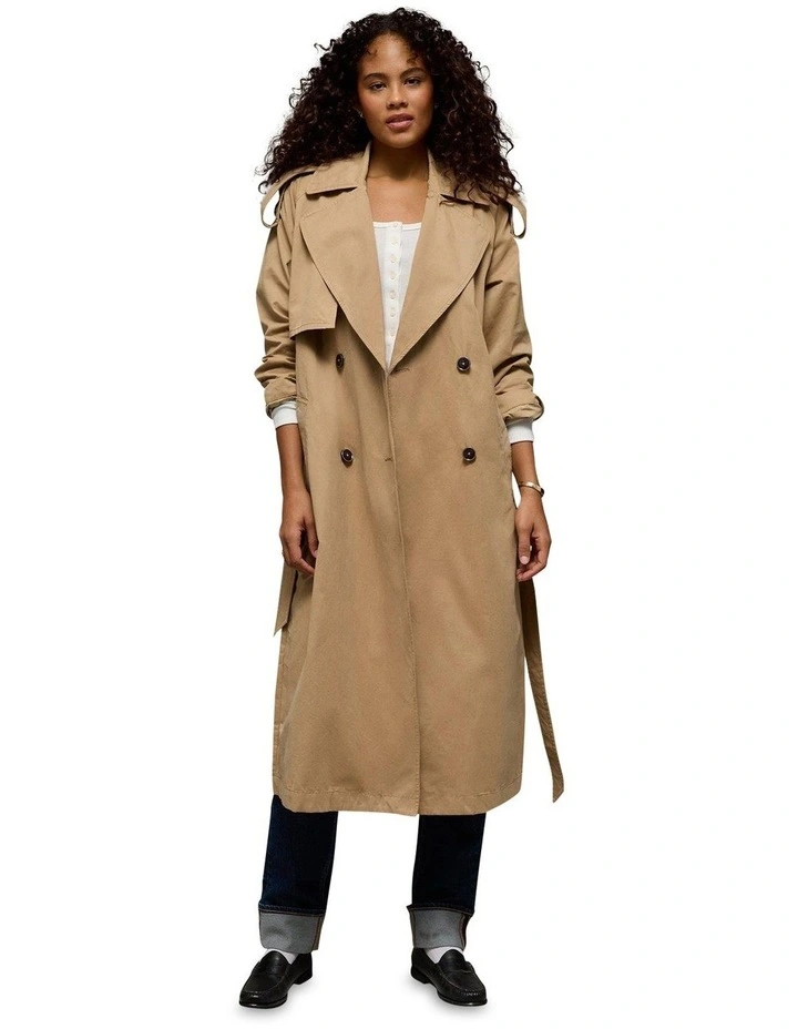 Trench Coat in Khaki image 1