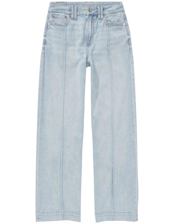Super High Waisted Wide Leg Jean in Skylight image 3
