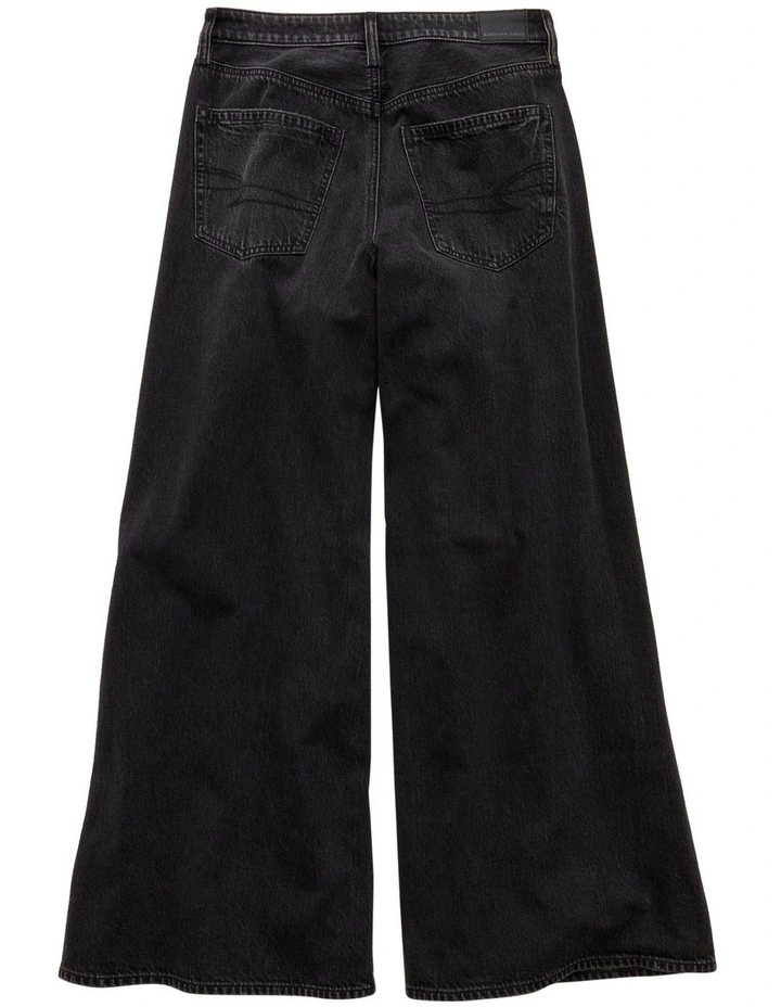 Stretch A-Line Fit Jeans in Proper Black image 4