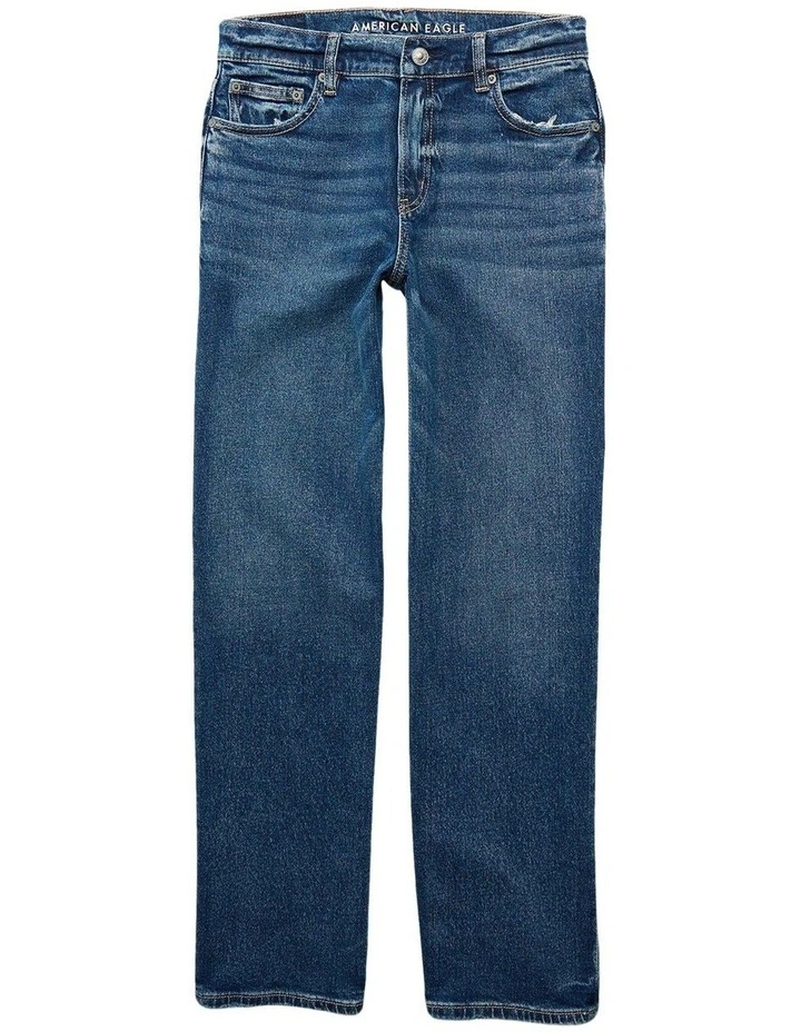 Stretch High-Waisted Stovepipe Jeans in Darkest Dazzler image 3