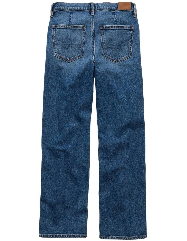 Stretch High-Waisted Stovepipe Jeans in Cool Classic image 4