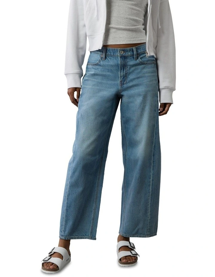 Dreamy Drape Strigid Barrel Jean in Indigo Waters image 1