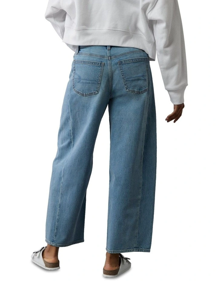 Dreamy Drape Strigid Barrel Jean in Indigo Waters image 2