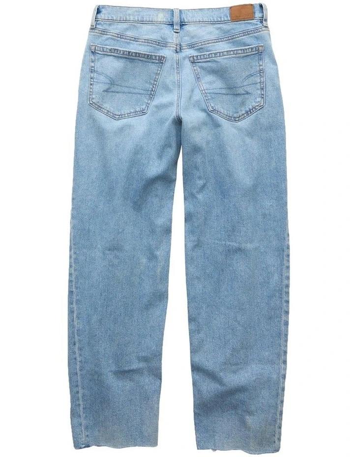 Stretch Barrel Jeans in Light Acid Wash image 4