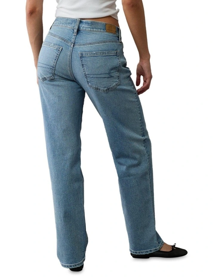 Strigid Low-Rise Baggy Straight Jean in Fresh Bright image 2