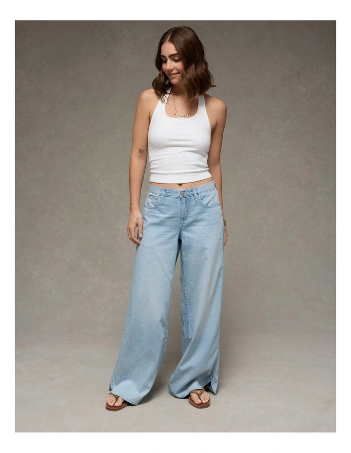 Low-Rise Beachy Baggy Jean in Light Wash image 1